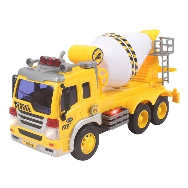 Friction Powered Cement Mixer Truck Toy, Azimport, Mfr#: AZ30287