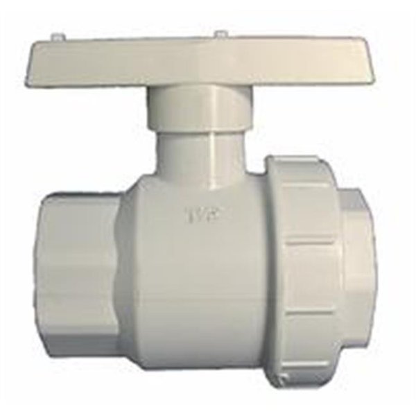 American Granby PV14502 2 in. Socket PVC Union Ball Valve, American Granby, Mfr#: PV14502