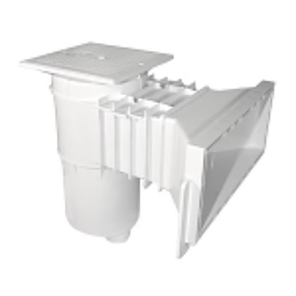 Widemouth Skimmer Square Lid, White, Aquastar, Mfr#: ASSKR3610164101
