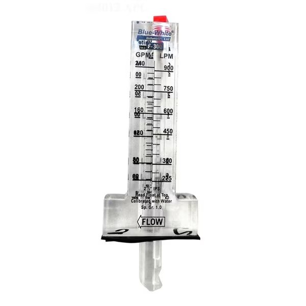 F300 Flowmeter Horizontal Standard Flow, Blue, Mfr#: BL34966