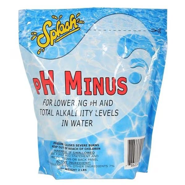 Splash PHM2PCH 2 lbs pH Minus Pouch, Splash, Mfr#: PHM2PCH