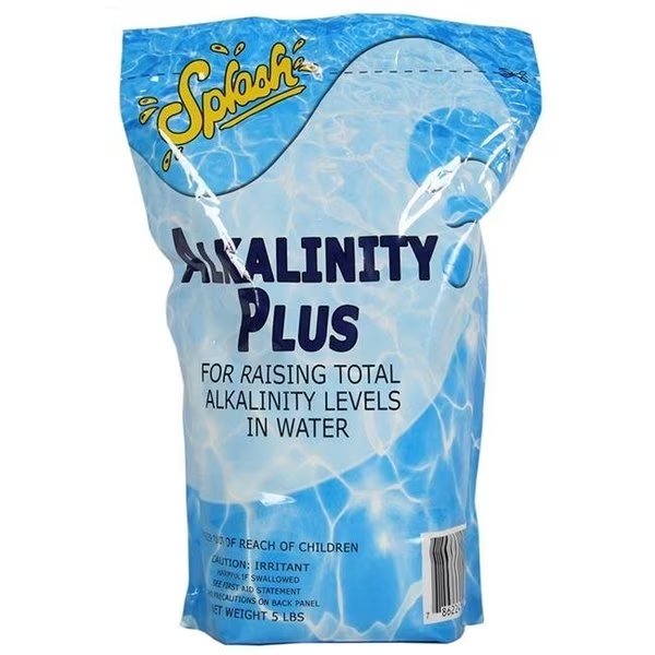 Splash OMGALK5PCH 5 lbs Alkalinity Increaser Pouch, Splash, Mfr#: OMGALK5PCH