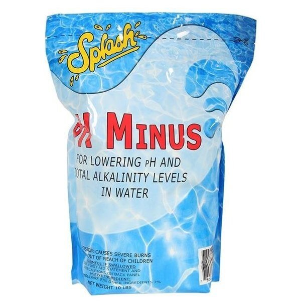 Splash OMGPHM10PCH 10 lbs pH Minus Pouch, Splash, Mfr#: OMGPHM10PCH