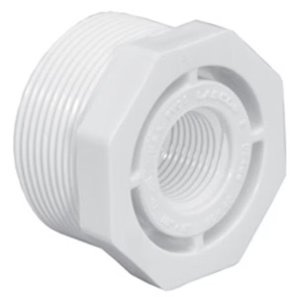 Lasco PV439249 2 x 1 in. Mpt x Fpt Threaded Reducer Bushing, Westlake Pipe & Fittings, Mfr#: PV439249