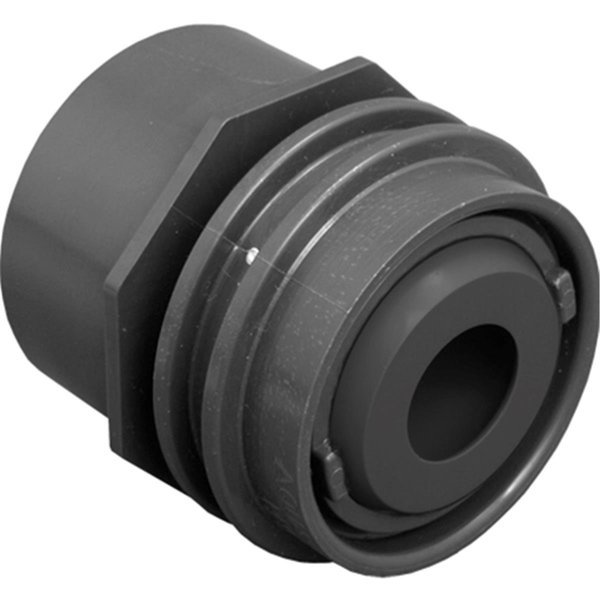 1.5 in. Flush Mount Return & Water Barrier with 0.75 in. Orifice; White, Aquastar, Mfr#: JE3101B