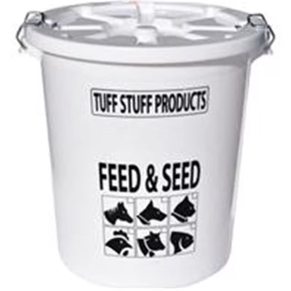 Tuff Stuff Products DBCFS-17 17 gal Feed Storage Drum with Locking Lid, Tuff Stuff Products, Mfr#: FS-17