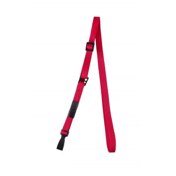 Plastic Hook No-Twist Lanyard, Red, Workstationpro, Mfr#: WO202430