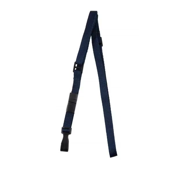 Plastic Hook No-Twist Lanyard, Blue, Sicurix, Mfr#: 65553