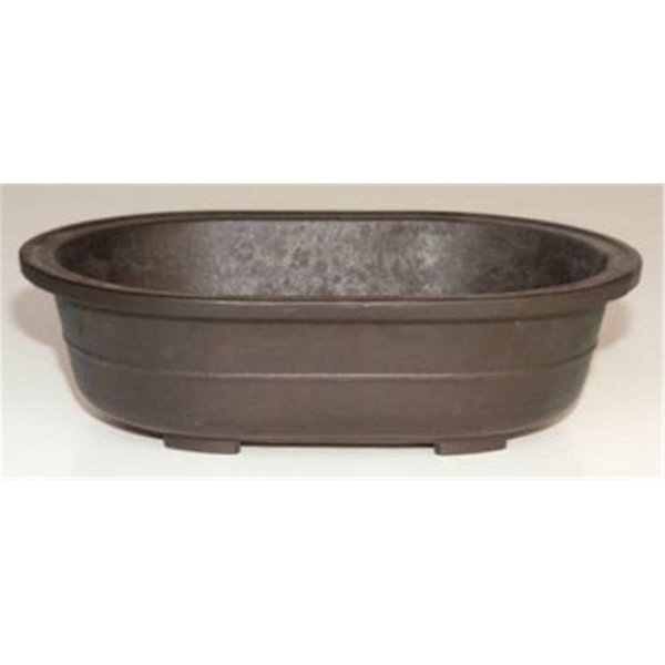 Brown Mica Bonsai Pot - Oval, Paisaje, Mfr#: PA2529788