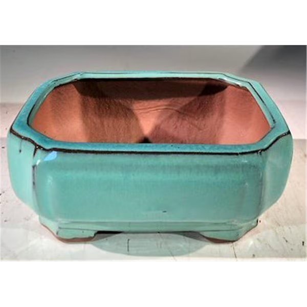 Ceramic Bonsai Pot - Professional Series, Light Blue - Rectangle, Paisaje, Mfr#: PA2529858