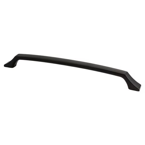 Berenson 1233-1055-P 12 in. CC Century Edge Appliance Pull with Matte Black, Berenson, Mfr#: 1233-1055-P