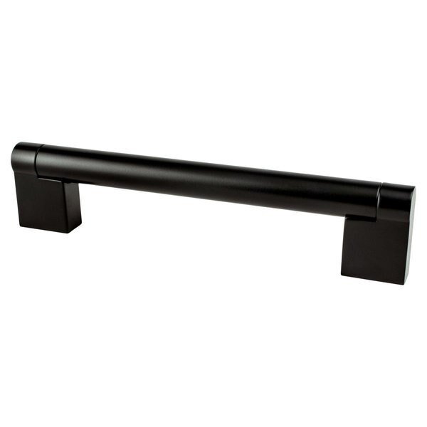 Berenson 9113-1055-P 128 mm Contemporary Advantage Three CC Matte Black Bar Pull, Berenson, Mfr#: 9113-1055-P