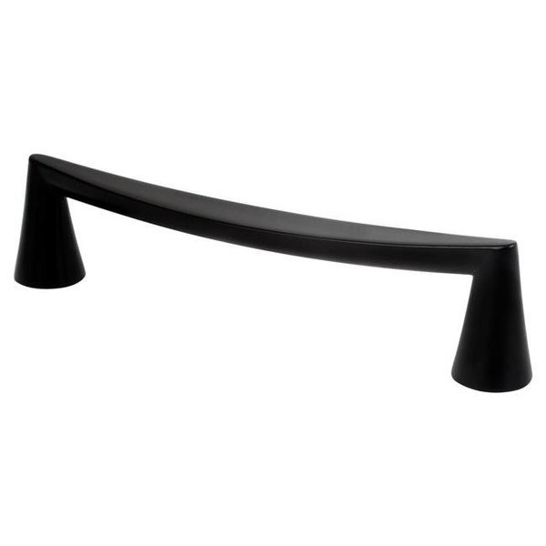 Berenson 2401-1055-P 128 mm Domestic Bliss CC Matte Black Pull, Berenson, Mfr#: 2401-1055-P