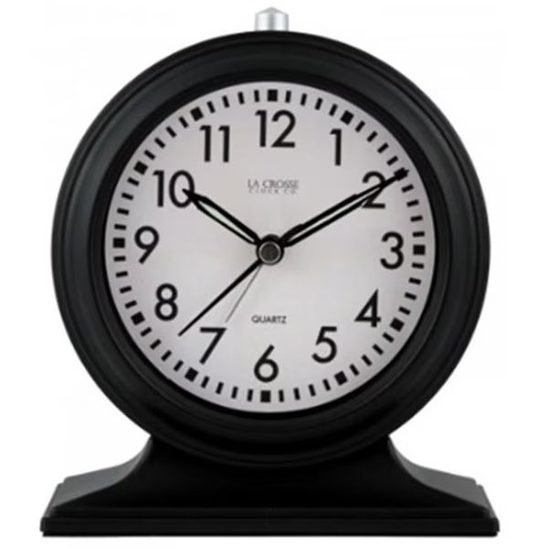Lacrosse 617-3014 5.7 in Decorative Tabletop Mantel Alarm Clock, Lacrosse, Mfr#: 617-3014
