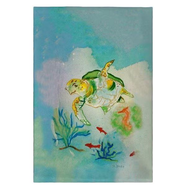 Betsy Drake GT098 Sea Turtle Guest Towel - 20 x 20 in., Betsy Drake, Mfr#: GT098
