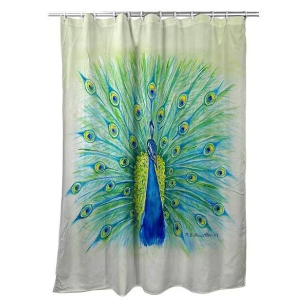 Betsy Drake SH758 70 x 72 in. Peacock Shower Curtain, Betsy Drake, Mfr#: SH758