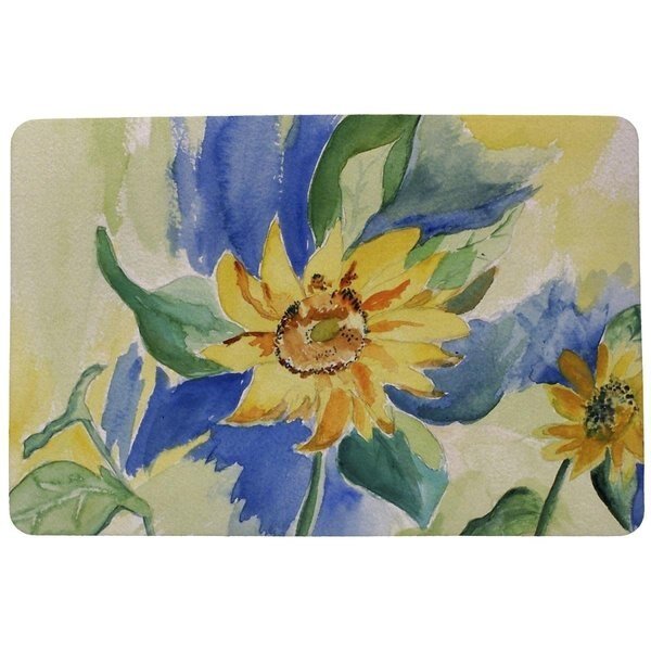 18 x 26 in. Sunflower Door Mat, Betsy Drake, Mfr#: DM200