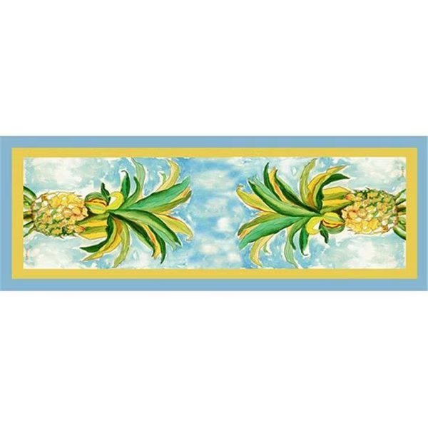 Betsy Drake RN400 13 x 36 in. Pineapple Table Runner, Betsy Drake, Mfr#: RN400