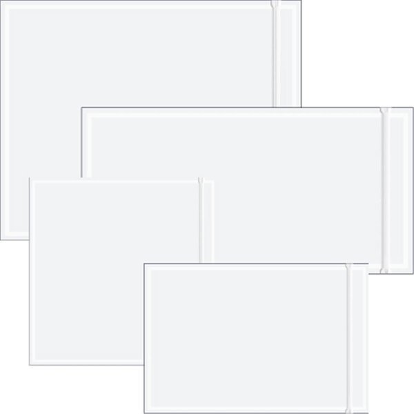 8 x 10 in. 2 Mil Poly Resealable Clear Face Document Envelopes, Officespace, Mfr#: OF2536774