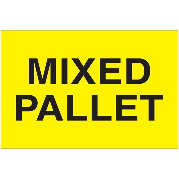 2 x 3 in. Mixed Pallet LabelsFluorescent Yellow, Box Partners, Mfr#: DL1622