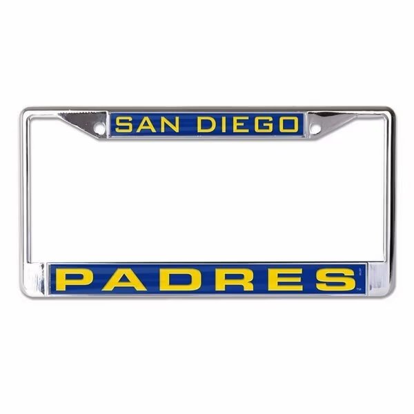 San Diego Padres License Plate Frame - Inlaid, Wincraft, Mfr#: 3208548761