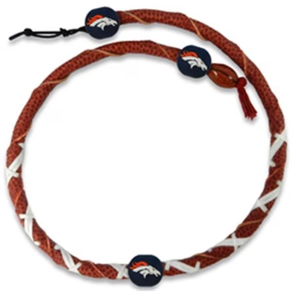 Denver Broncos Necklace Spiral Classic Football, Caseys, Mfr#: 4421402549