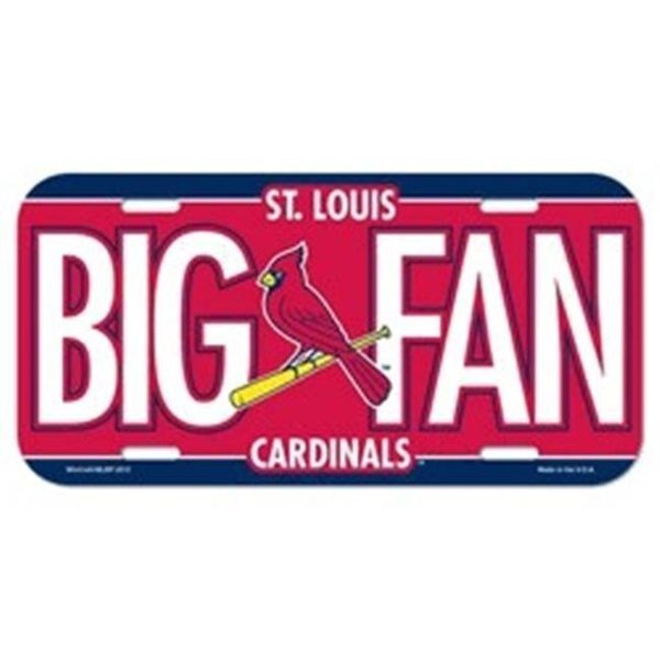 St. Louis Cardinals License Plate Plastic, Caseys, Mfr#: 3208586897
