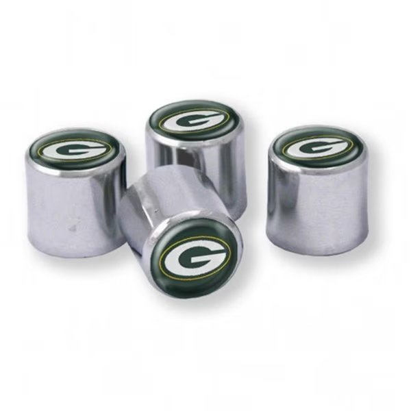 Wincraft 1493432965 Green Bay Packers Valve Stem Caps - Set of 4, Wincraft, Mfr#: 1493432965