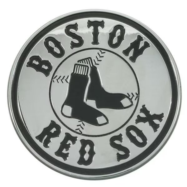 Fanmats 4298905634 Boston Red Sox Premium Metal Chrome Auto Emblem, Fanmats, Mfr#: 4298905634