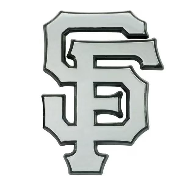 Fanmats 4228116707 San Francisco Giants Premium Metal Chrome Auto Emblem, Fanmats, Mfr#: 4228116707
