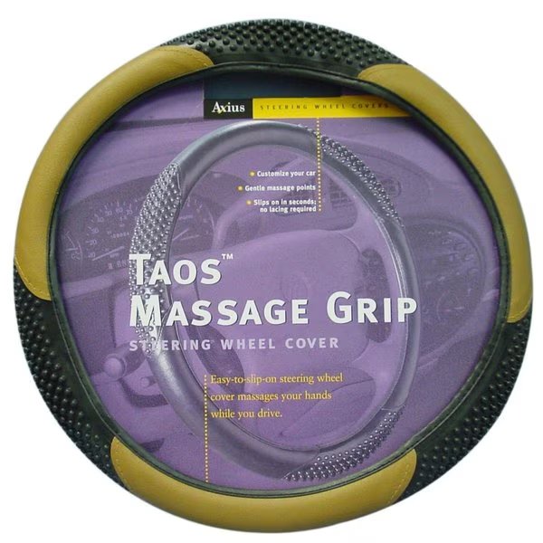 Taos Massage Grip Steering Wheel Cover - Tan, Barjan, Mfr#: 04637909