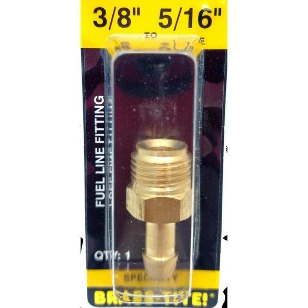 7443280 Fuel Line Fitting; Brass, Barjan, Mfr#: 07443280