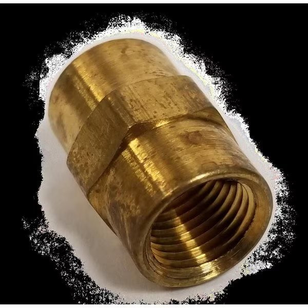 0.125 in. Female Coupling; Brass, Barjan, Mfr#: 07443050