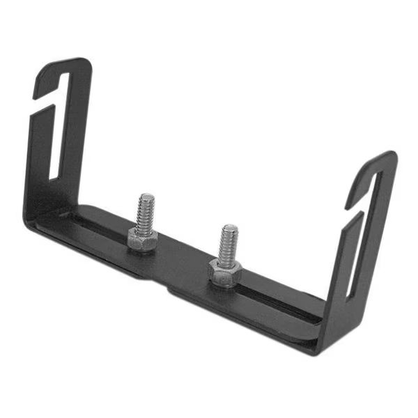5.13 to 8.13 in. Adjustable Single Hole Mounting Bracket with Quick Release Sides; Black, Fasttrack, Mfr#: FA202091