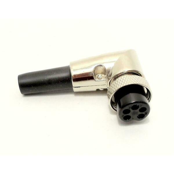 5 Pin Right Angle Microphone Connector, Marmat, Mfr#: CBC5R