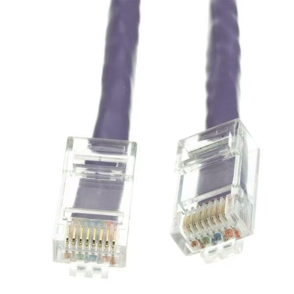 Cat5e Purple Ethernet Patch Cable, Bootless - 2 ft., Cable Wholesale, Mfr#: 10X6-14102