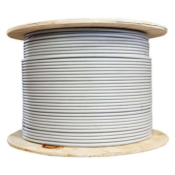 CableWholesale 13X6-521MH Bulk Shielded Foil Twisted Pair Cat6a Ethernet Cable; Stranded; Spool; Gray - 1000 ft., Cable Wholesale, Mfr#: 13X6-521MH