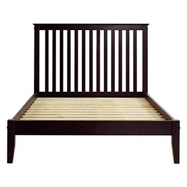EF Furniture SHK272 Mission Style Full Size Platform Bed - Cappuccino, Ef, Mfr#: SHK272