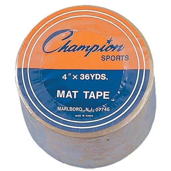 Champion Sports 4X36MT 4 in. x 36 Yards Mat Tape; Clear, Champion Sports, Mfr#: 4X36MT