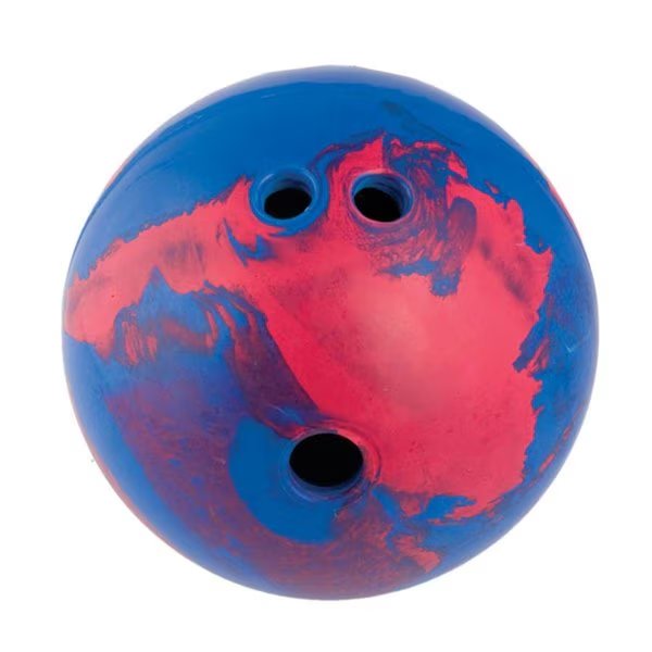 5 lbs Rubber Bowling Ball, Blue & Red, Champion Sports, Mfr#: BP45