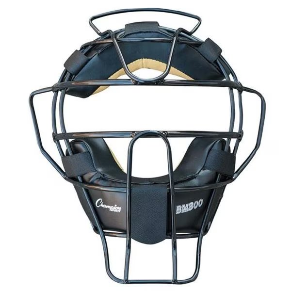 Champion Sports BM300BK Ultra Lightweight Umpire Face Mask; Black, Champion Sports, Mfr#: BM300BK