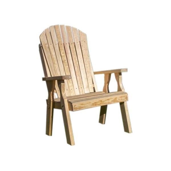 Treated Pine Curveback Patio Chair, Creekvine Designs, Mfr#: FC24ADCVD