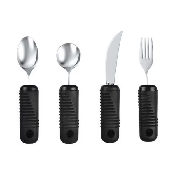 Blue Jay BJ100210 Make Eating Easier Big Grip Utensil Set, Blue Jay, Mfr#: BJ100210