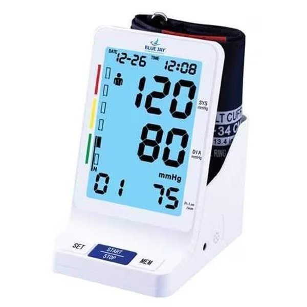 Blue Jay BJ120120 Perfect Measure Big Digit Talking Deluxe Blood Pressure Monitor, Blue Jay, Mfr#: BJ120120
