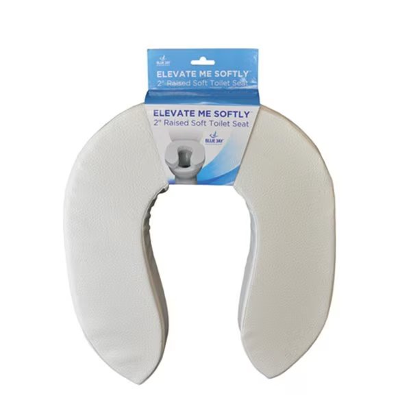 Elevate Me Softly Toilet Seat RaiserWhite, Blue Jay, Mfr#: BJ110202