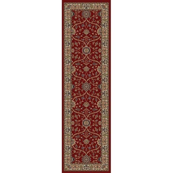 2 ft. 3 in. x 7 ft. 7 in. Jewel Voysey - Red, Rlm Distribution, Mfr#: HO2545880