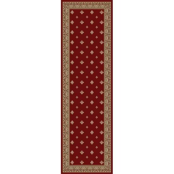 7 ft. 10 in. x 10 ft. 10 in. Ankara Pin Dot - Red, Rlm Distribution, Mfr#: HO2545927