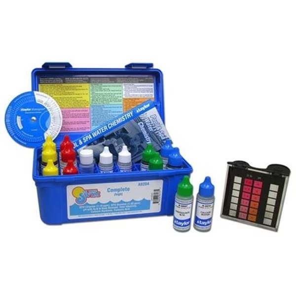 Taylor Technologies K2005 Complete High Range Pool & Spa Water Test Kit, Taylor Technologies, Mfr#: K2005