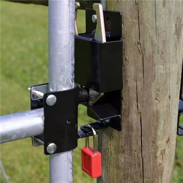 Powerfields 1382164 Two-Way Lockable Gate Latch Fits 1.62 - 2 in., Powerfields, Mfr#: 1382164