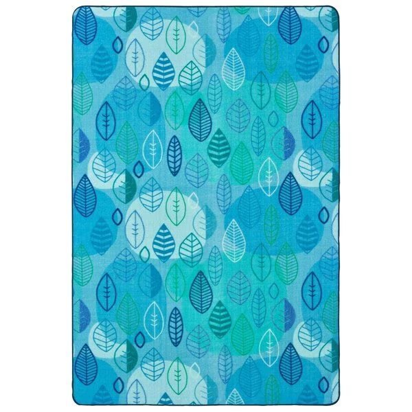 6 x 9 ft. Rectangle Peaceful Spaces Leaf Rug, Wall-To-Wall, Mfr#: WA2547385